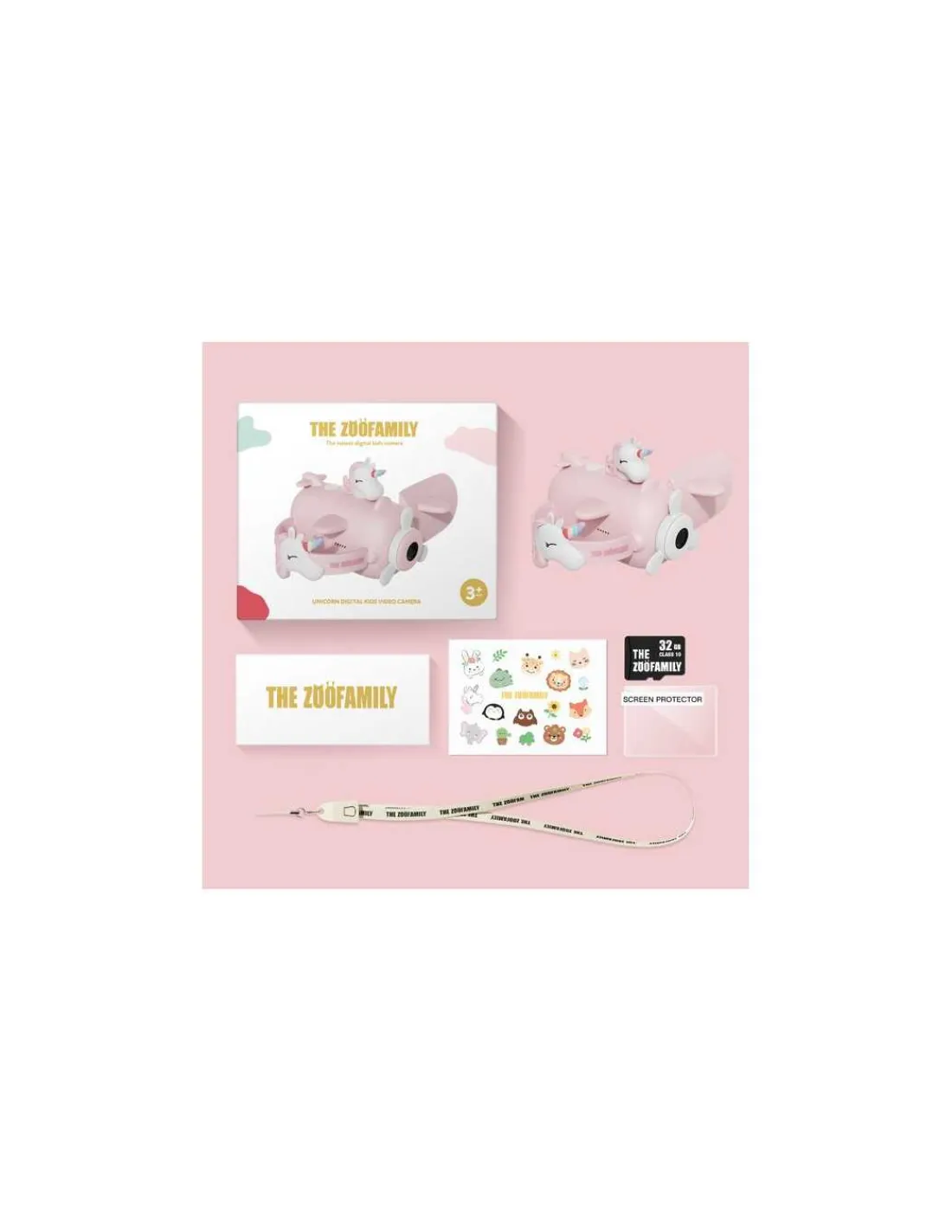 Enfant The Zoofamily Camera Licorne Zoo Video -