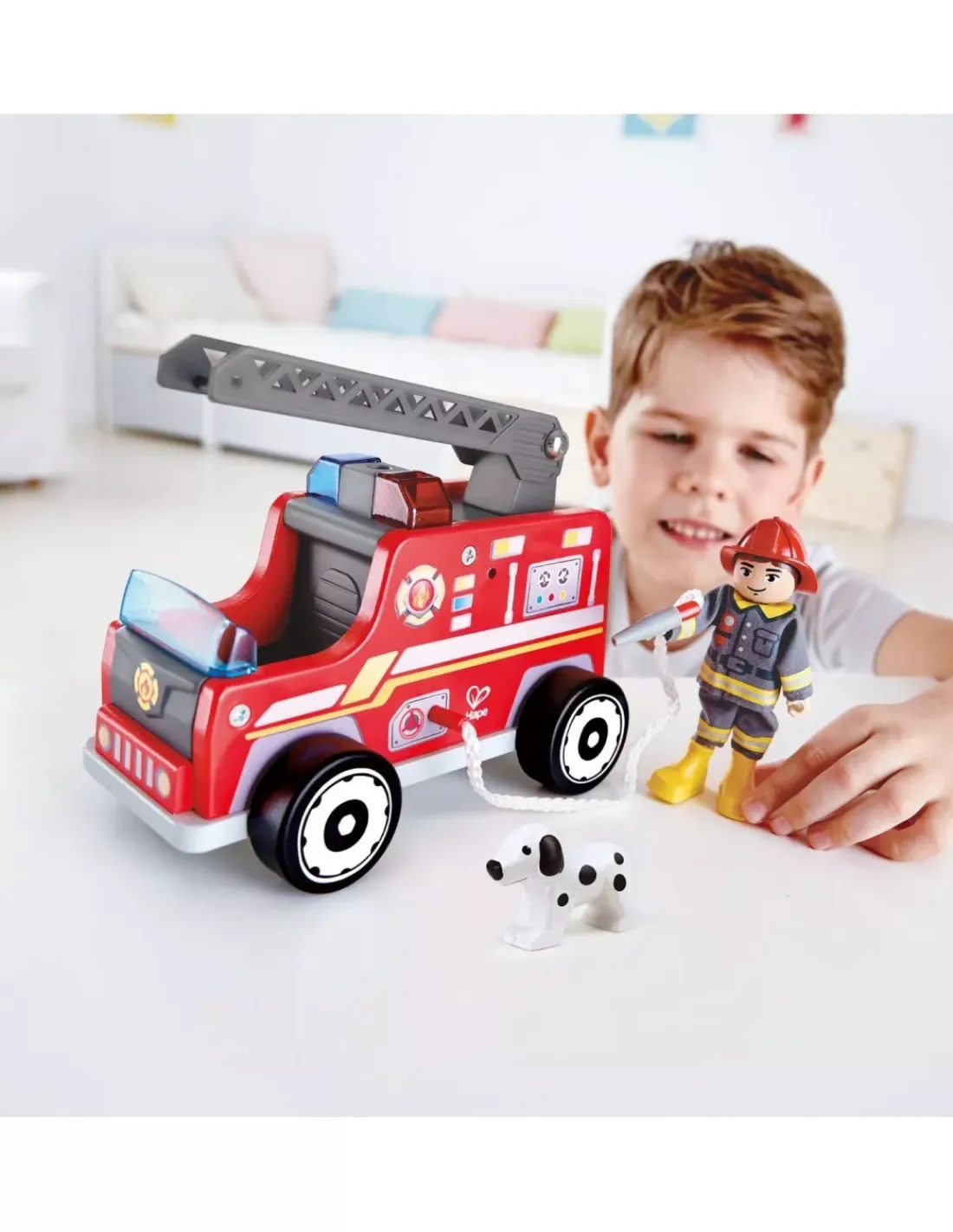 Hape Toys Camion de pompier - Hape