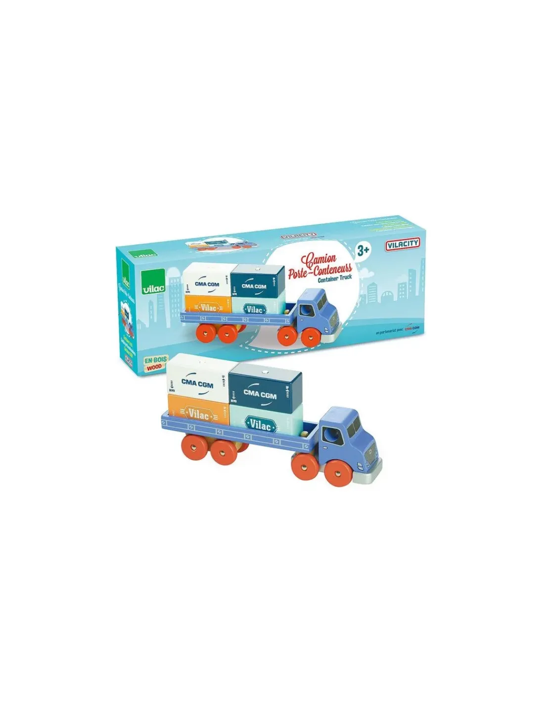 Vilac Camion porte container ity -