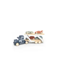 Speedy Monkey Camion transporteur en bois -