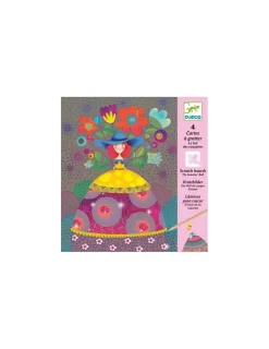 Djeco Cartes à gratter le bal des coquettes -