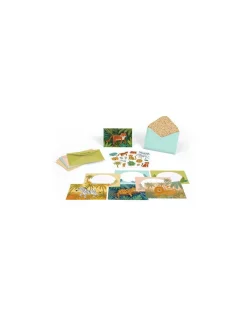 Lovely Paper by Djeco Cartes d'invitation Animaux de la Jungle - Djeco