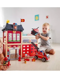 Enfant Hape Toys Caserne de pompier - Hape
