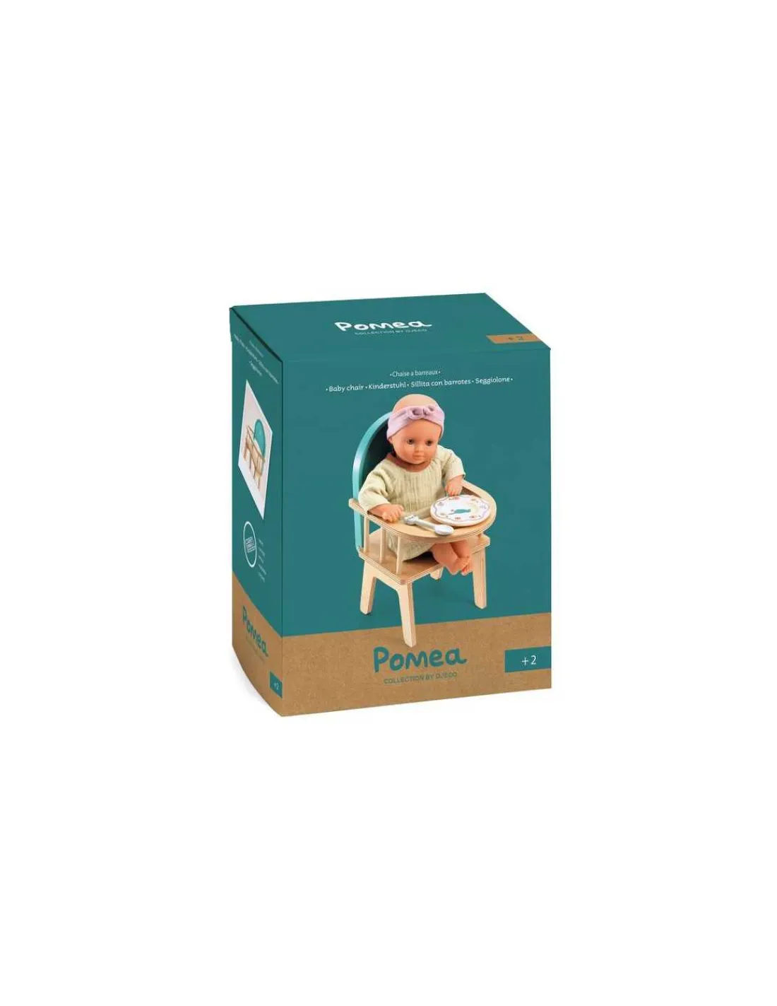 Djeco Chaise à barreaux pour poupée Pomea -