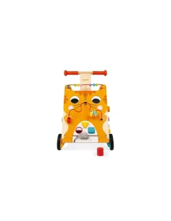 Janod Chariot de marche chat multi activités -