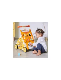 Janod Chariot de marche chat multi activités -