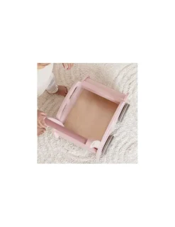 Little Dutch Chariot de marche voiture en bois Rose -