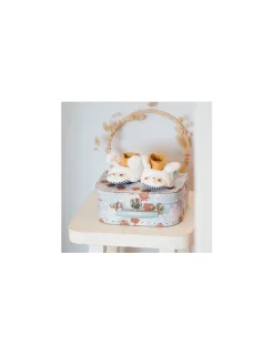 Moulin Roty Chaussons mouton Après la pluie -