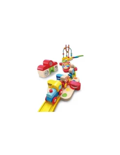 Hape Toys Chemin de fer puzzle arc en ciel - Hape