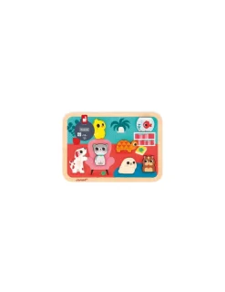 Janod Chunky puzzle Les animaux familiers -