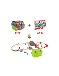 Enfant Hape Toys Circuit de train Railway bucket builder - Hape