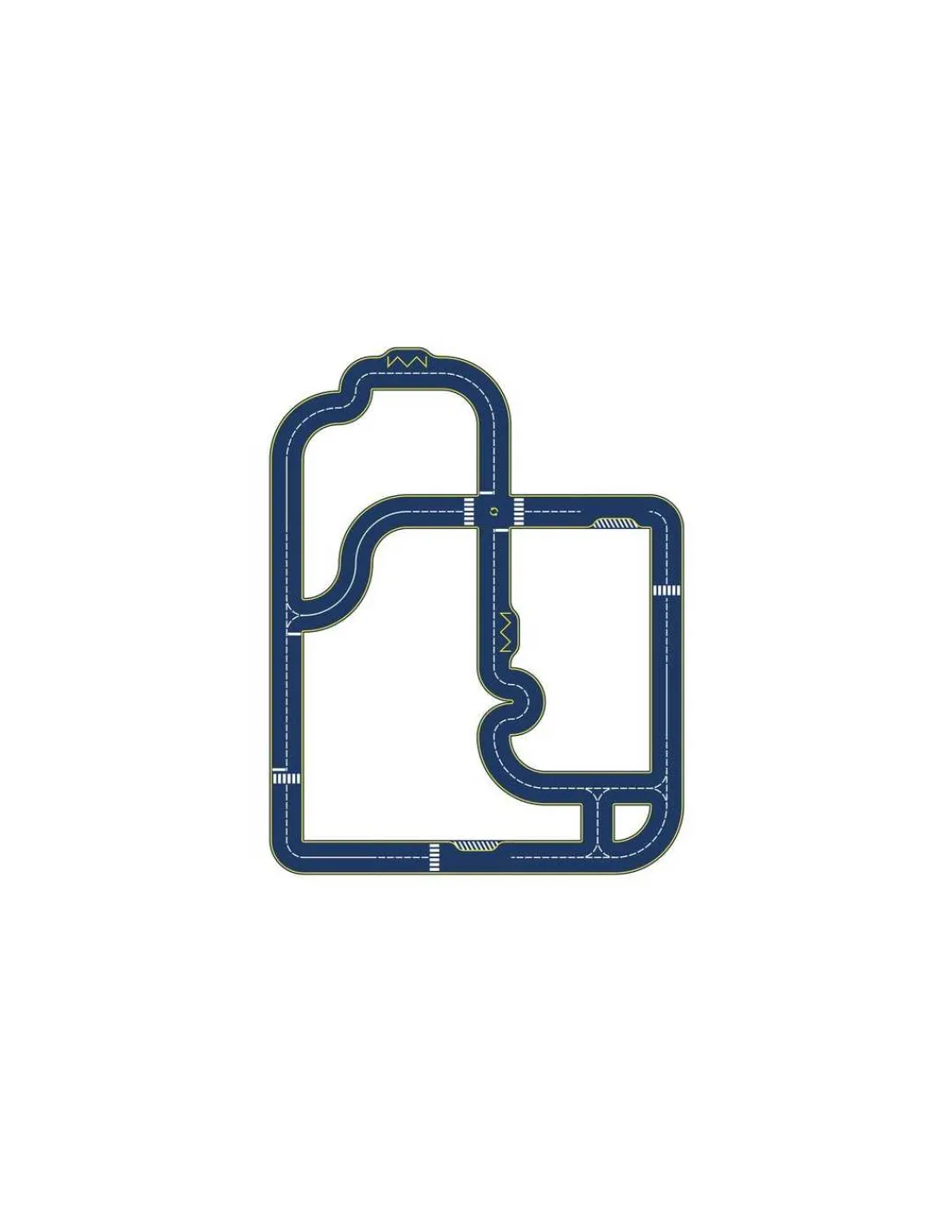 Vilac Circuit réversible ity 42 pièces + 2 voitures -