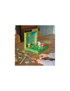 Enfant Djeco Coffret 4 jeux Ludo Wood -