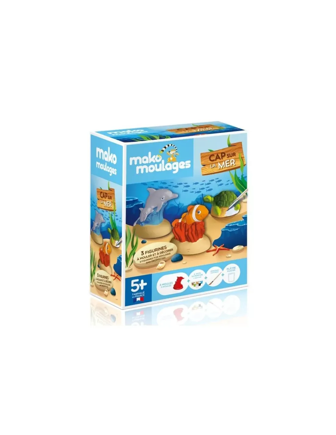 Mako creations Coffret 3 moules Cap sur la mer - Mako moulages