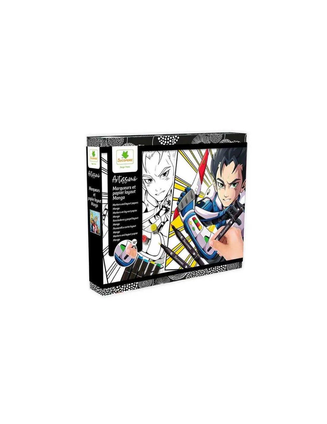 Enfant Sycomore Coffret créatif manga garçon -