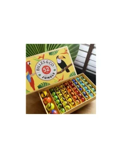 Billes and Co Coffret de 52 billes Jungle - Billes & Co