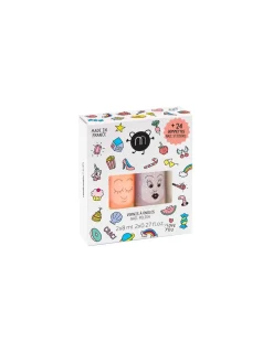 Enfant nailmatic KIDS Coffret duo vernis Crac et Nail stickers - Nailmatic