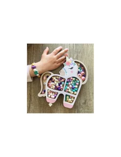 Sycomore Coffret licorne perles en bois -