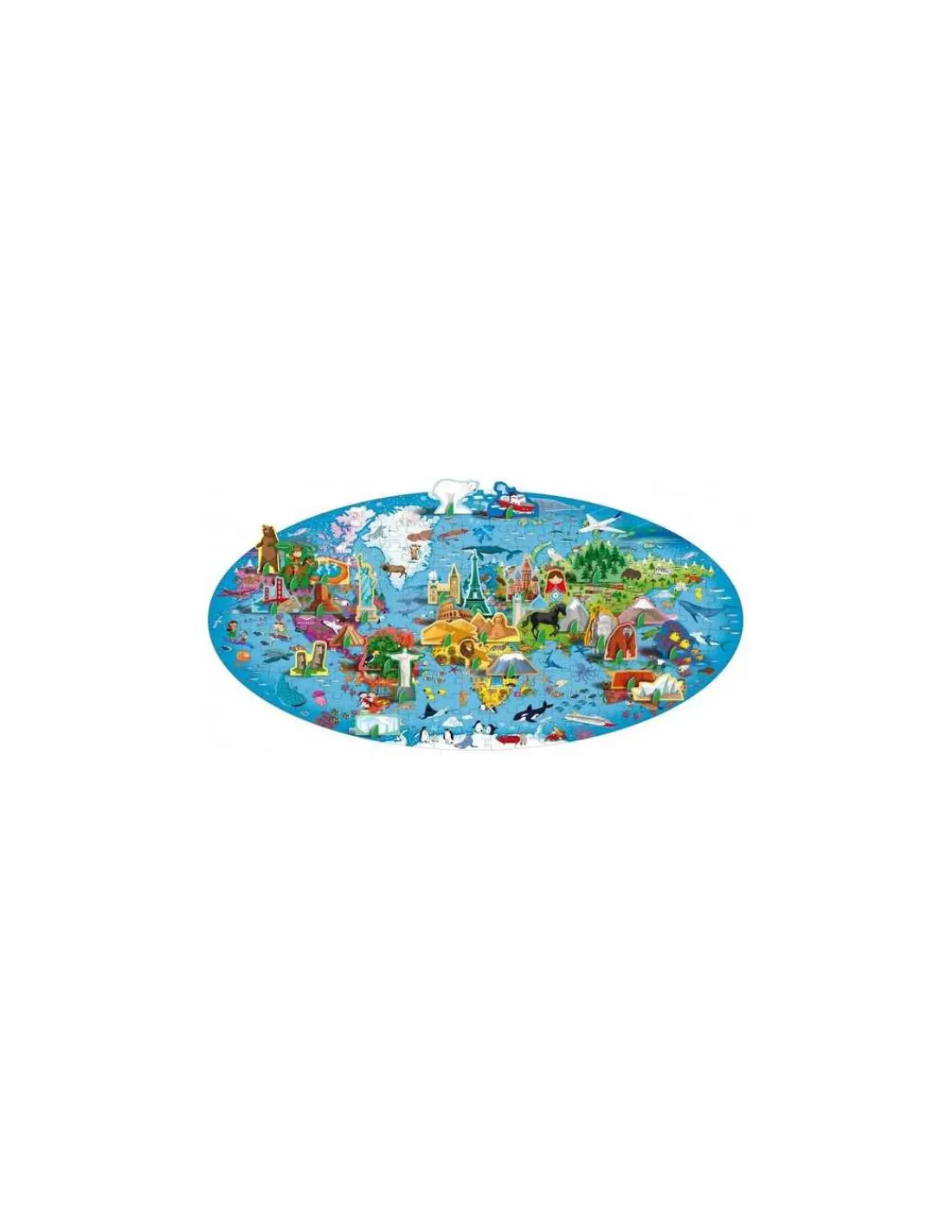 Enfant Sassi junior Coffret livre et puzzle La Terre - Sassi