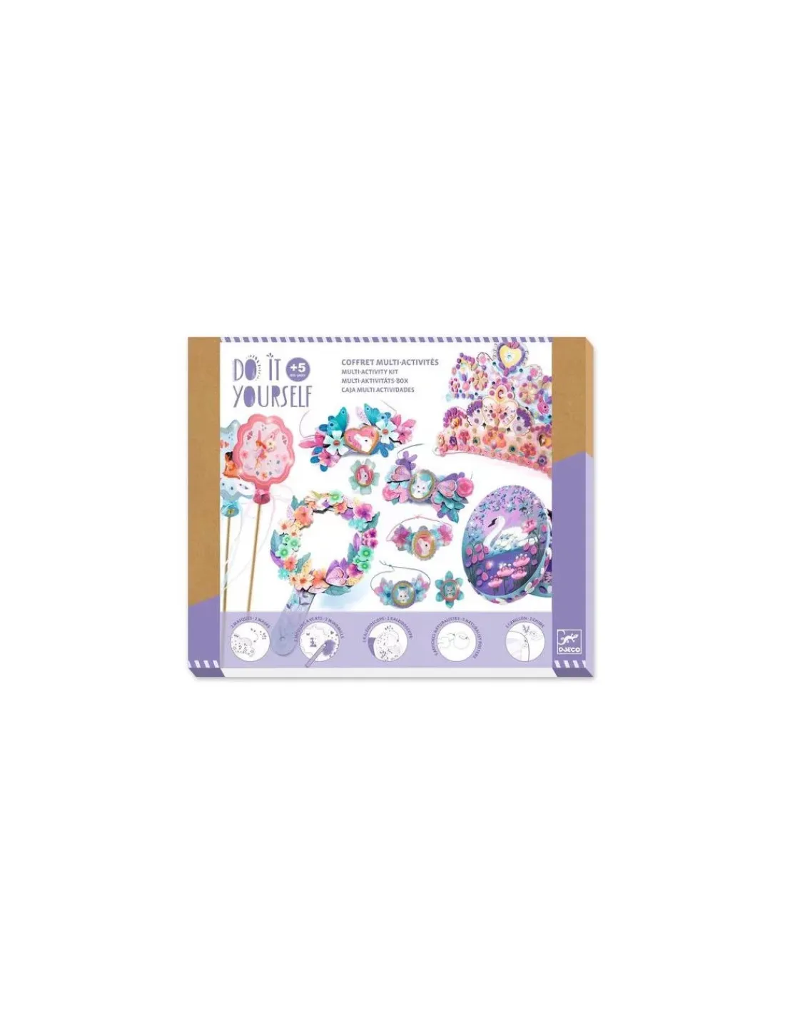 Djeco Coffret multi-activités Nymphea - Do it Yourself -