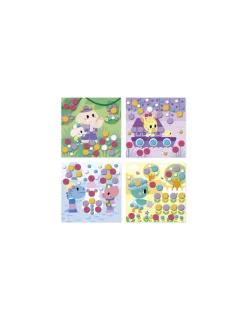 Janod Coffret Pompons 3 ans -