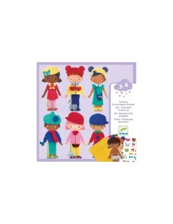 Djeco Collage de feutrine S’habiller de douceur -