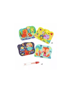 Djeco Coloriage à l'eau caché dans les bois -