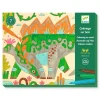 Djeco Coloriage sur bois Dino world -