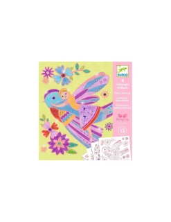 Djeco Coloriages brillants Petites ailes -