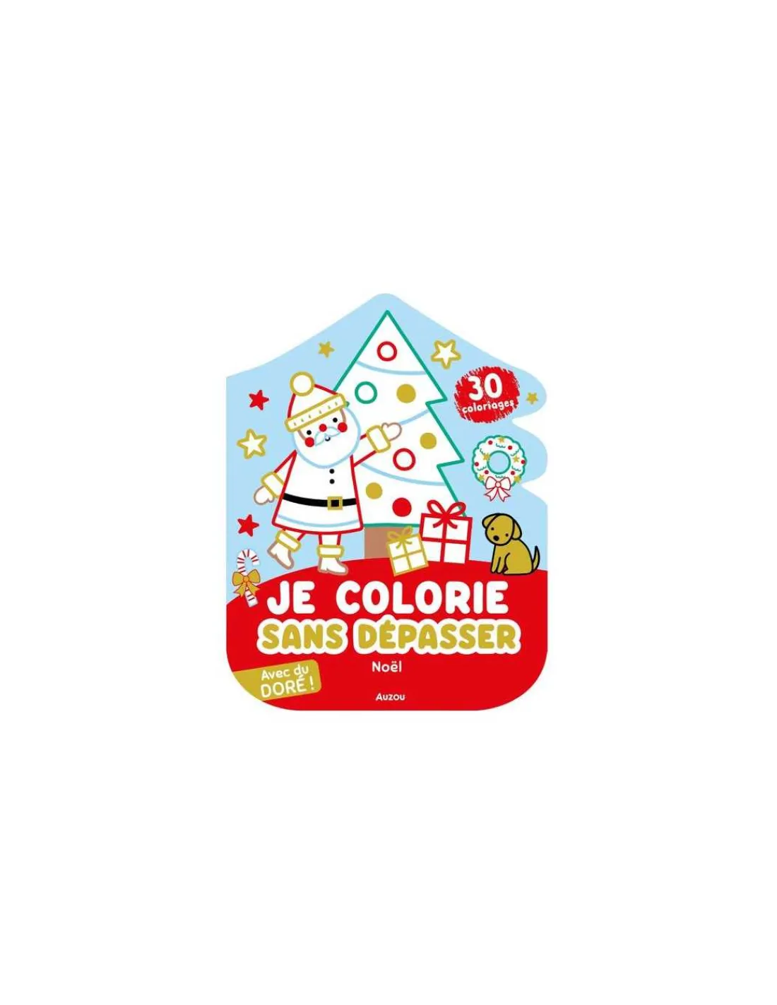 Auzou Coloriages fluos Noël -
