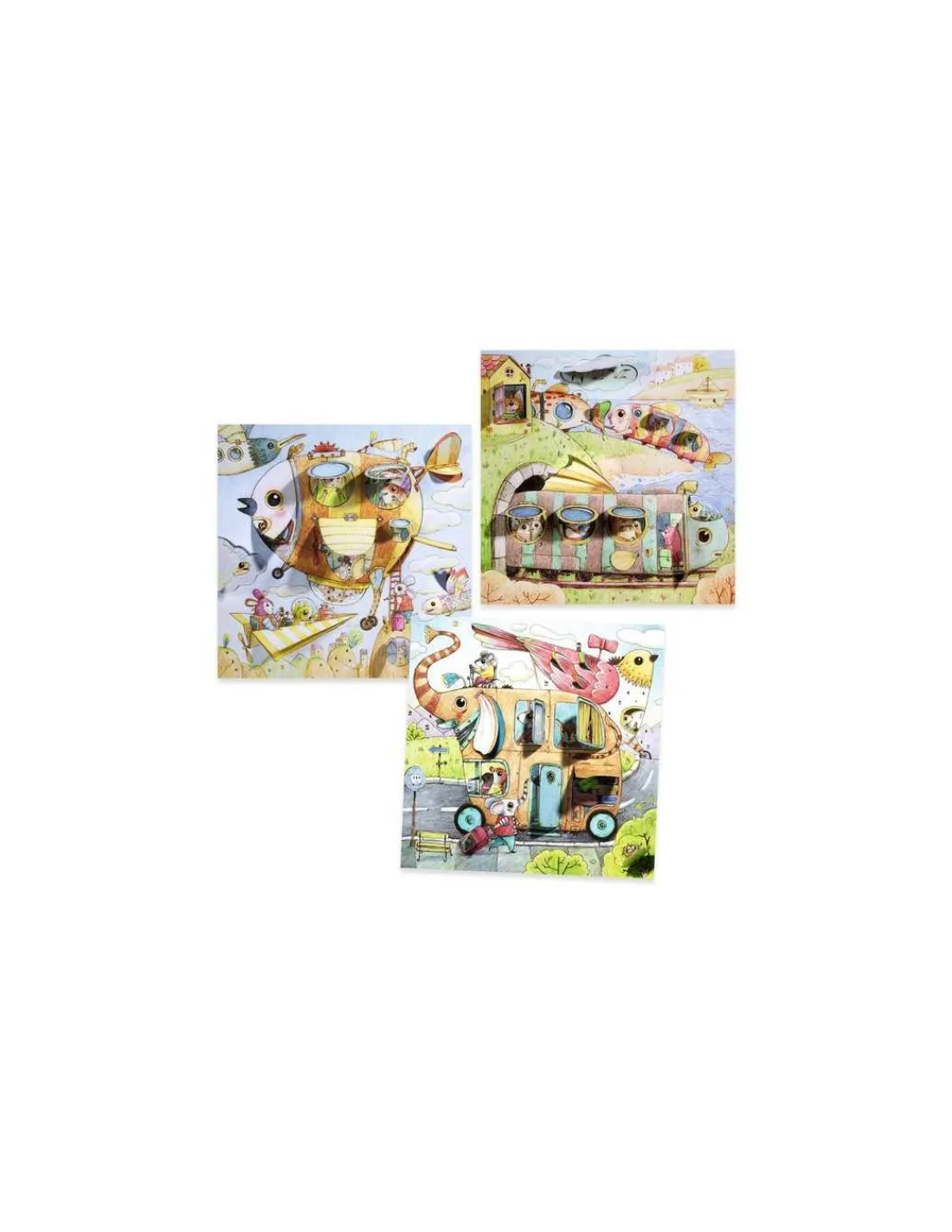 Djeco Coloriages Le voyage de Malo -