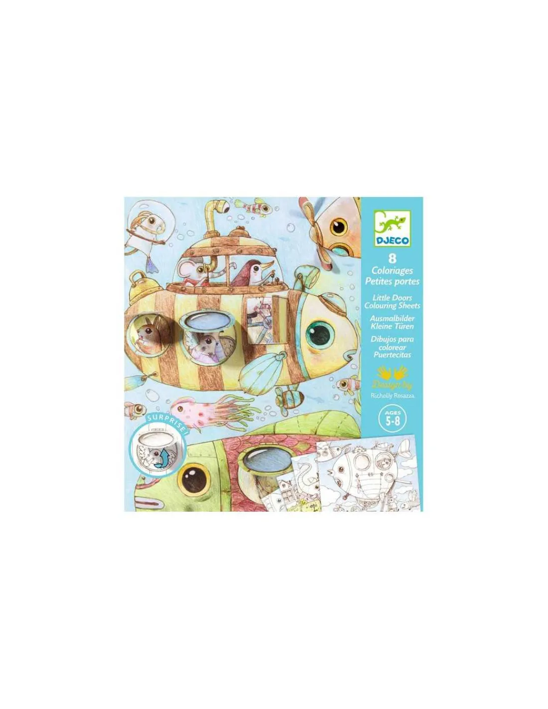 Djeco Coloriages Le voyage de Malo -