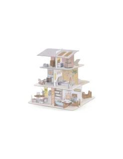 Djeco Colorie assemble et joue DIY Maison de poupées -