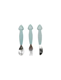 Trixie Couverts en silicone requin -