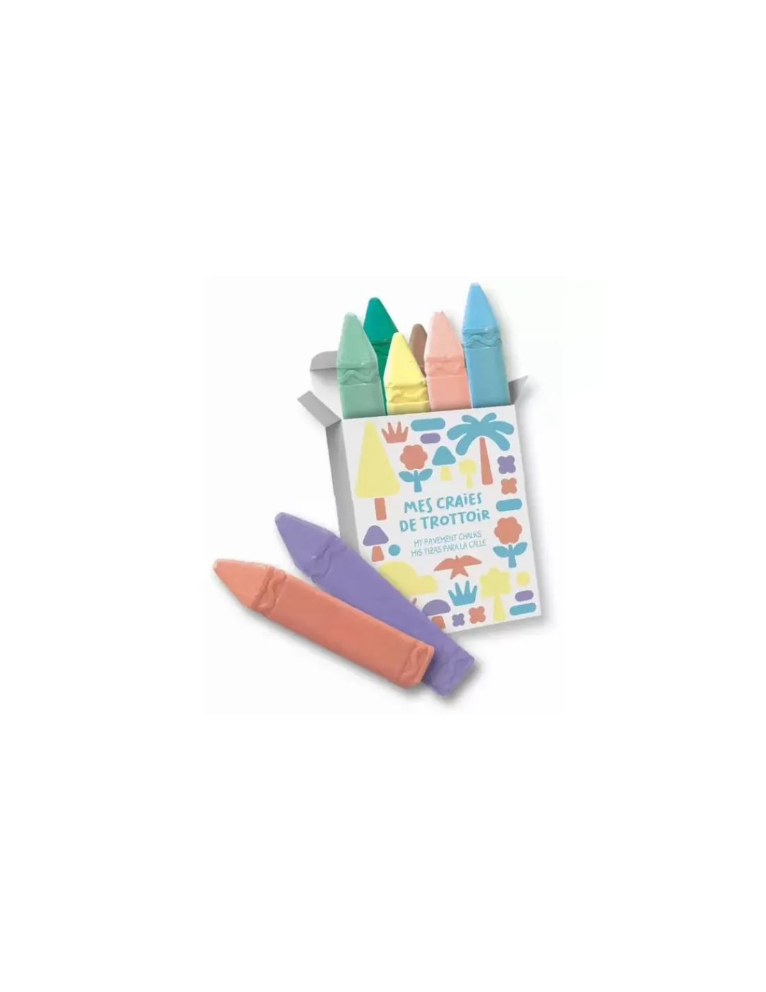 Auzou Créations en craies de trottoir -