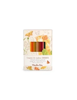 Moulin Roty Crayons de couleur et cartes Animaux Le Jardin du Moulin -