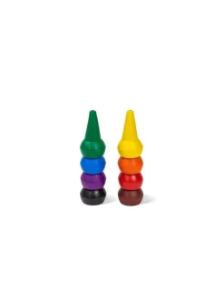 Tiger Tribe Crayons empilables Arc-en-ciel -