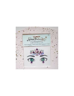 Enfant Great Pretenders Cristaux autocollants coeur pour le visage -