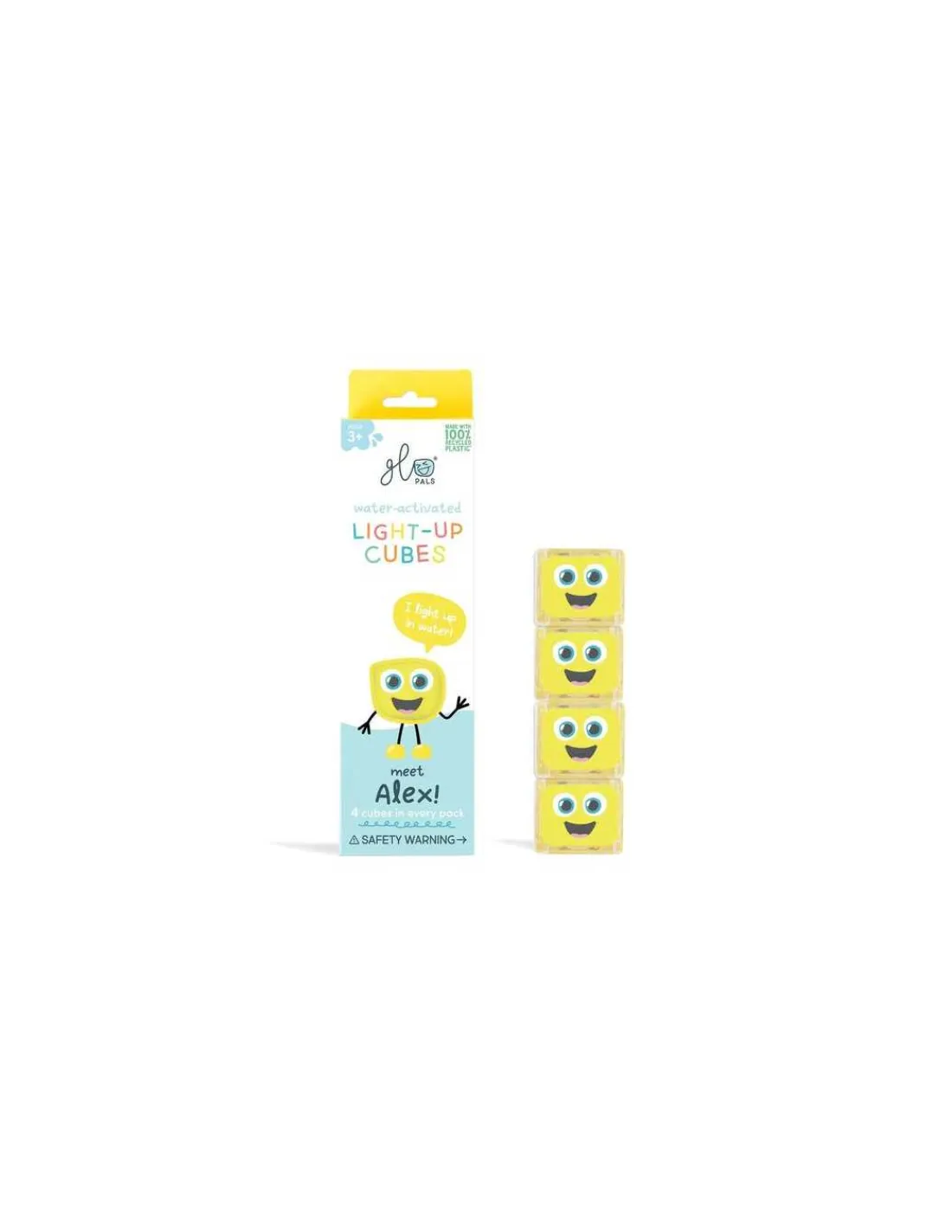 Glo Pals Cubes lumineux jaunes Alex -