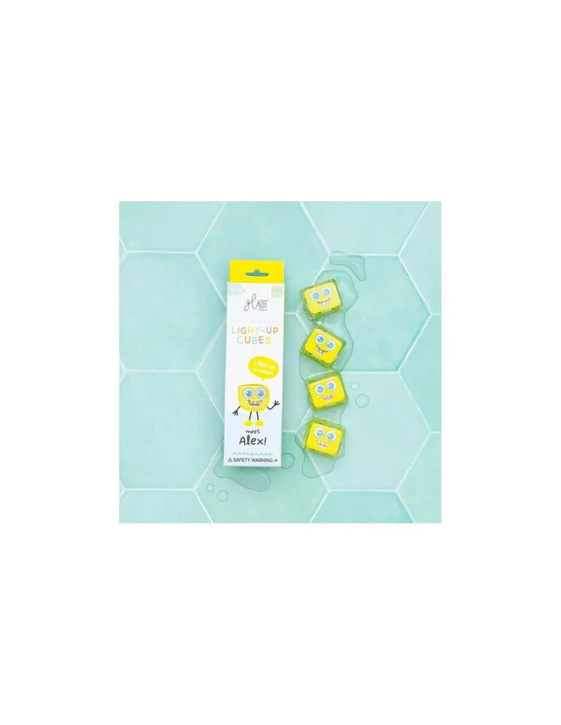 Glo Pals Cubes lumineux jaunes Alex -