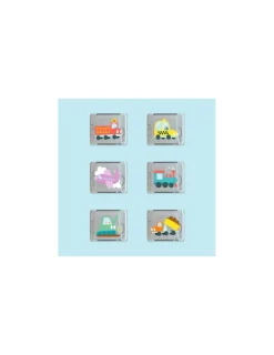 Glo Pals Cubes lumineux Véhicules -