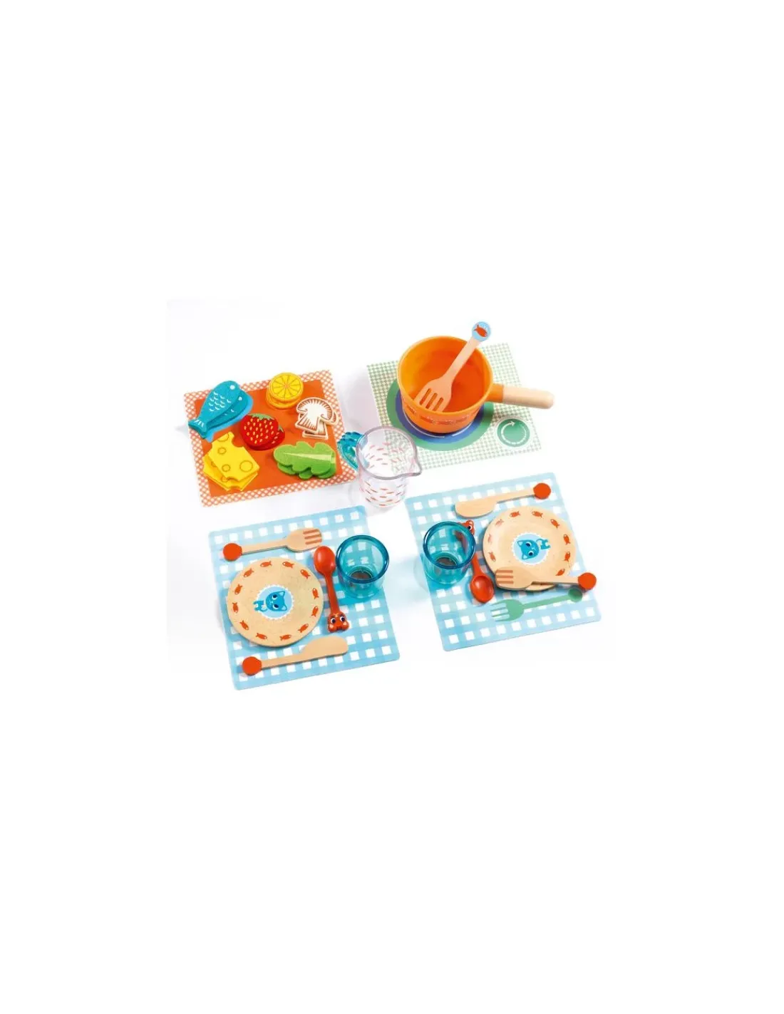 Djeco Dinette à table les chats -