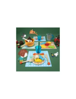 Djeco Dinette à table les chats -