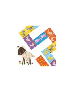 Enfant Djeco Domino Ferme -