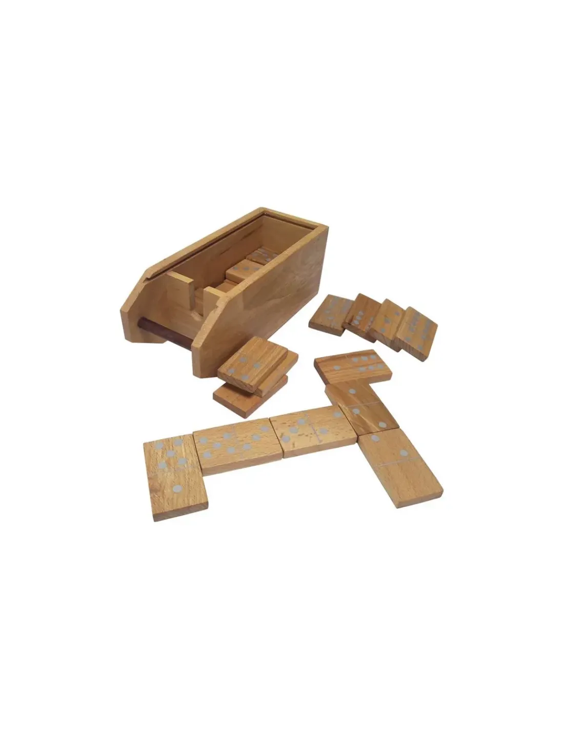 Asmodee Dominos géants palissandre