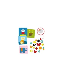 Djeco Douces créatures collage feutrine -