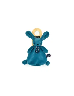 Mailou Tradition Doudou lapin bleu minéral Dorlotin - Maïlou Tradition