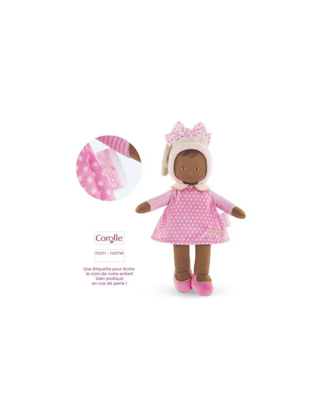 Corolle Doudou miss rose rêve d'étoiles -