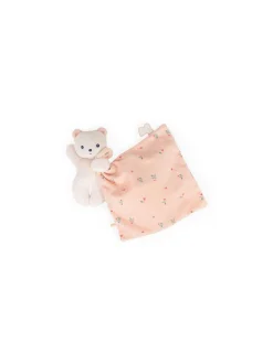 Kaloo Doudou ours Feuilles d'amour Carré Douceur -