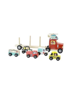 Vilac Empilauto bois 6 véhicules -